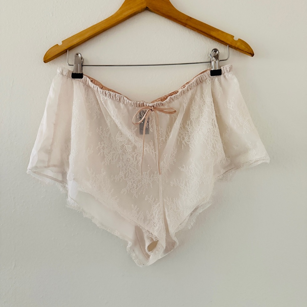 Victoria’s Secret White Nude Two Piece Lingerie Tank Camisole Bridal Set - Picture 5 of 7